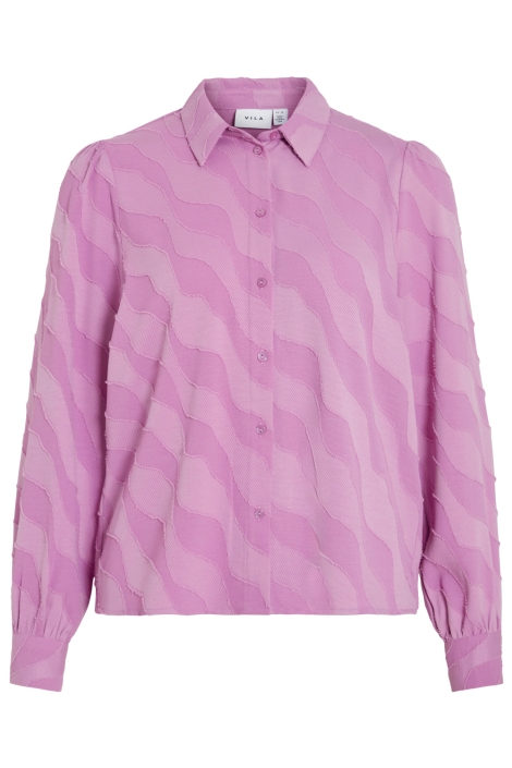 Vila roze dames blouse | Vooraanzicht