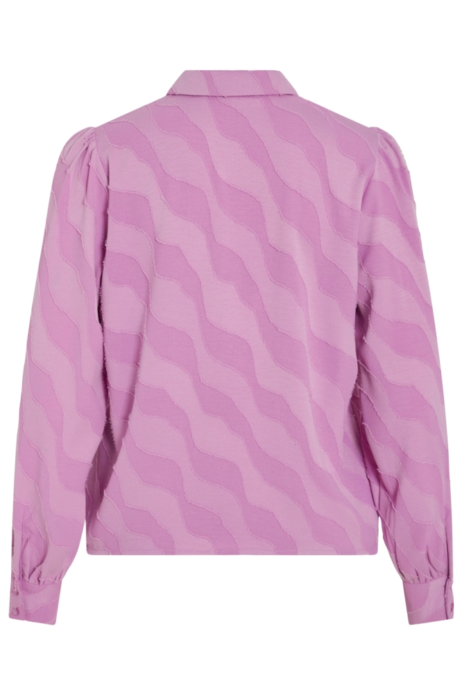 Vila roze dames blouse | Achteraanzicht