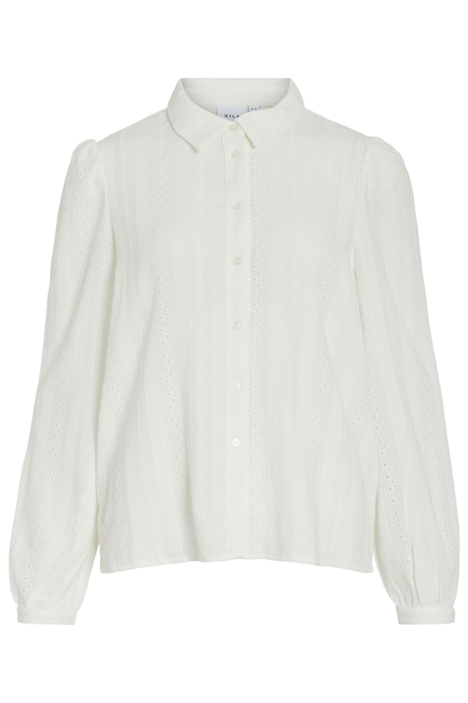Vila witte dames blouse | Vooraanzicht
