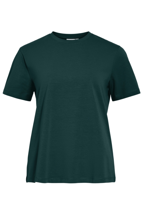 Vila groene dames t-shirt | Vooraanzicht