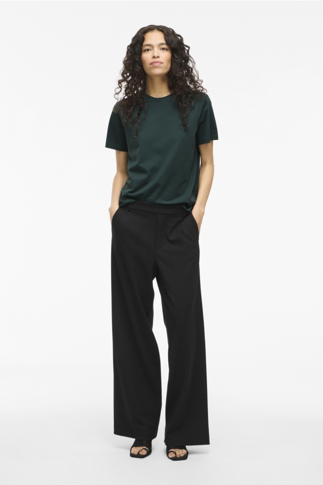 Vila groene dames t-shirt | Model