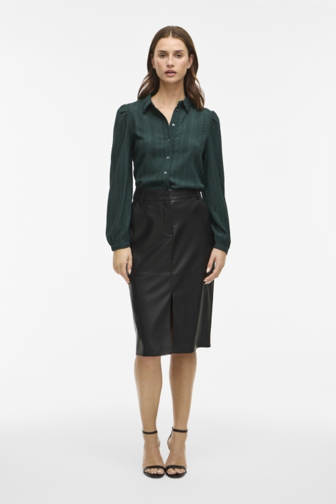 Vila groene dames blouse | Model