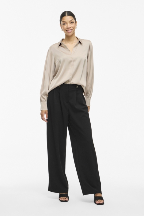 Vila beige dames blouse | Model