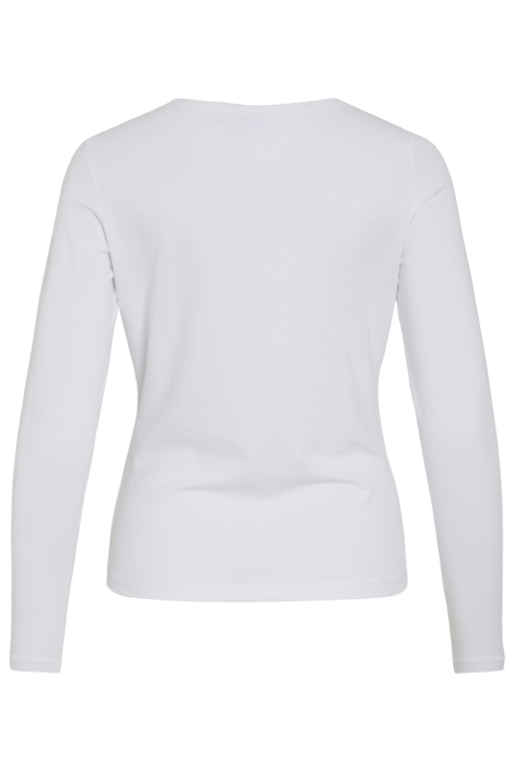 Vila witte dames t-shirt | Achteraanzicht