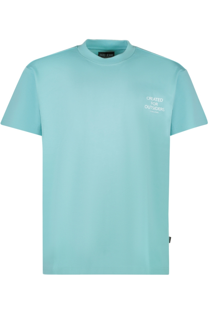 Cars groene heren t-shirt | Vooraanzicht