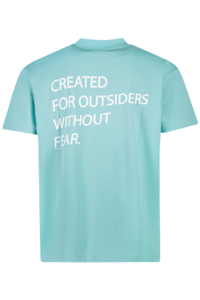 Cars groene heren t-shirt | Achteraanzicht