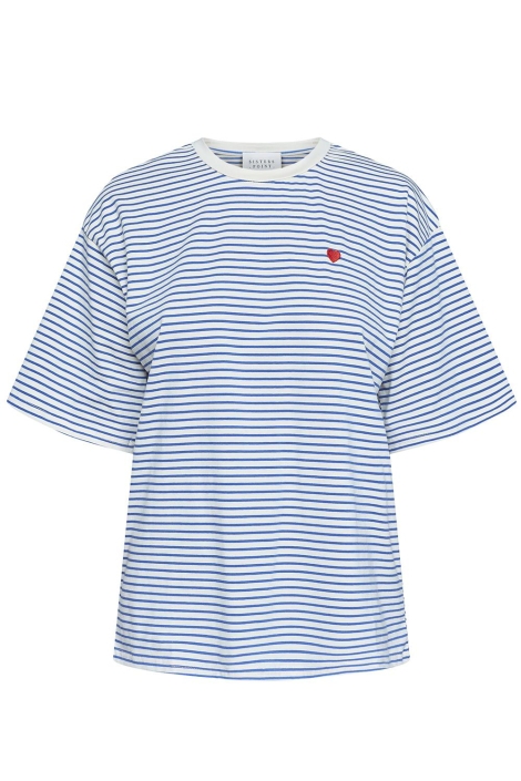 SisterS point blauwe dames t-shirt | Vooraanzicht