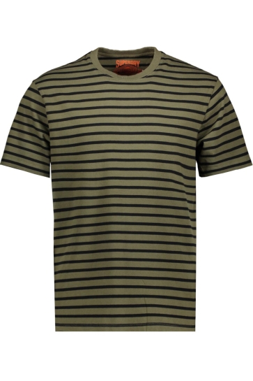 Superdry T-shirt MERCHANT STRIPE TEE M1012290A OLIVE STRIPE