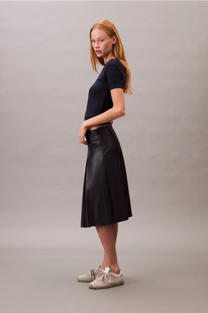 Calvin Klein blauwe dames t-shirt | Model