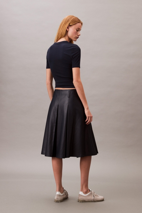 Calvin Klein blauwe dames t-shirt | Model