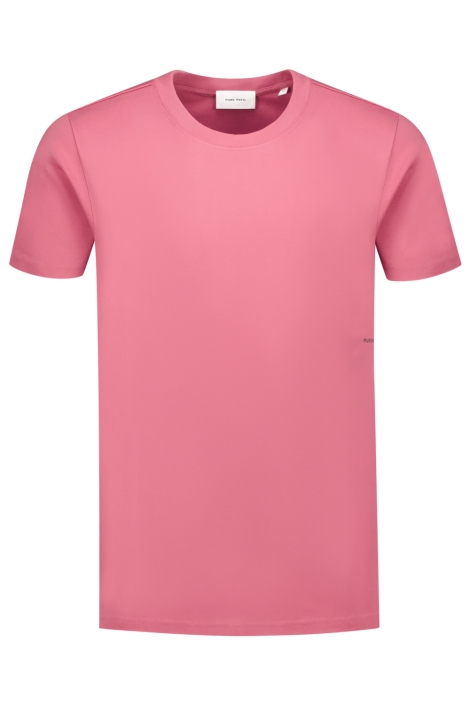 Pure Path roze heren t-shirt | Vooraanzicht