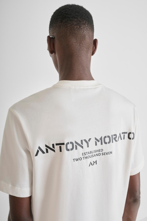 Antony Morato witte heren t-shirt | Unique Selling Point