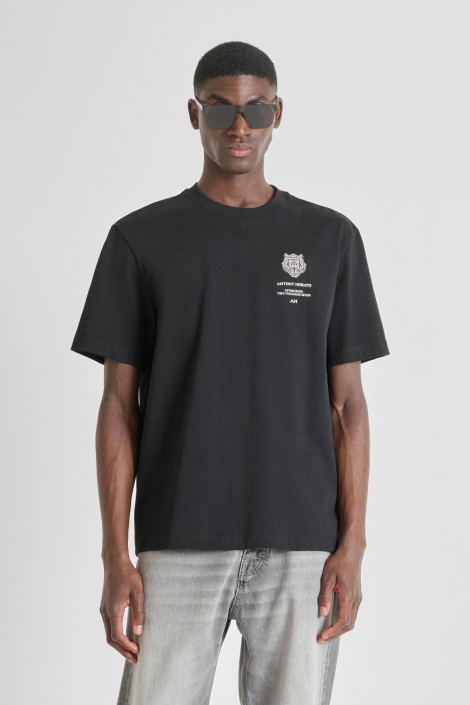 Antony Morato zwarte heren t-shirt | Model vooraanzicht