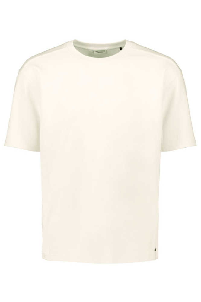 NO-EXCESS beige heren t-shirt | Vooraanzicht
