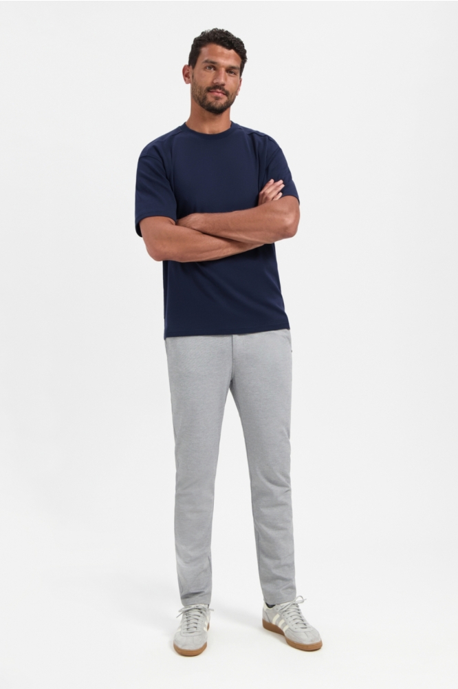 NO-EXCESS blauwe heren t-shirt | Model