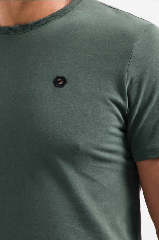 NO-EXCESS groene heren t-shirt | Kleurstaal