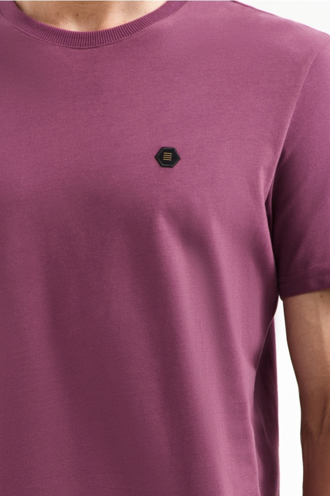 NO-EXCESS paarse heren t-shirt | Kleurstaal