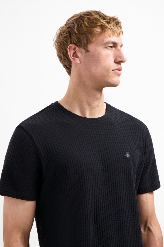 NO-EXCESS zwarte heren t-shirt | Close up