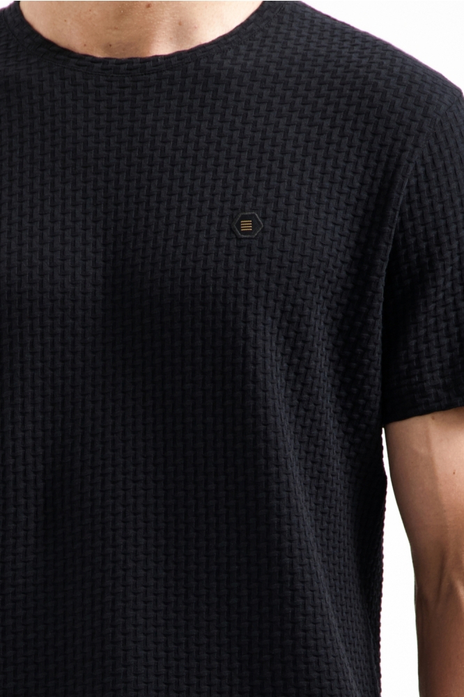 NO-EXCESS zwarte heren t-shirt | Kleurstaal