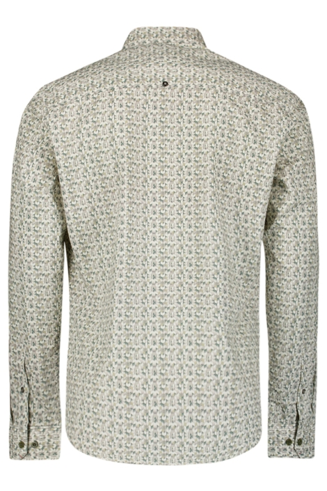 NO-EXCESS groene heren overhemd | Achteraanzicht