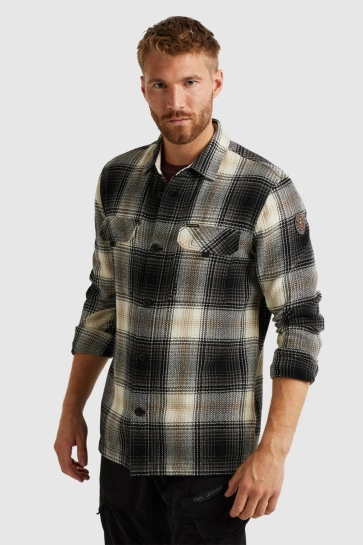 PME legend Overhemd OVERSHIRT MET GEBLOKT PATROON PSI2310216 7014