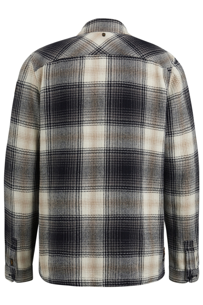 PME legend grijze heren overhemd | Achteraanzicht