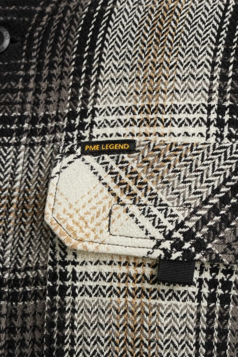 PME legend grijze heren overhemd | Close up