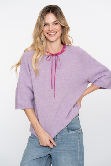Geisha PULLOVER MET 3/4 WIJDE MOUWEN 54602 70 000300 LILAC