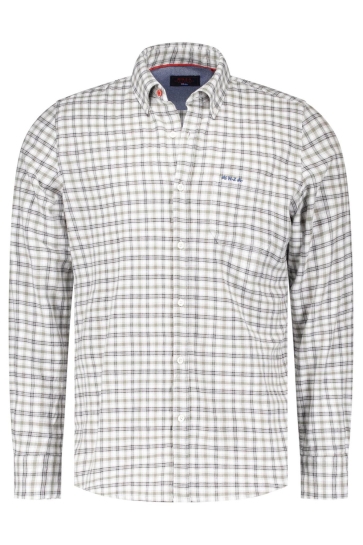 NZA Overhemd SHIRT LONG SLEEVE 25GN531 1189 ECRU MULTI COLOUR