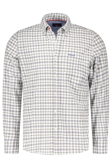 NZA ecru heren overhemd | Vooraanzicht