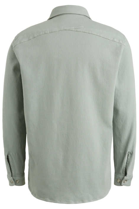 Cast Iron groene heren overhemd | Achteraanzicht