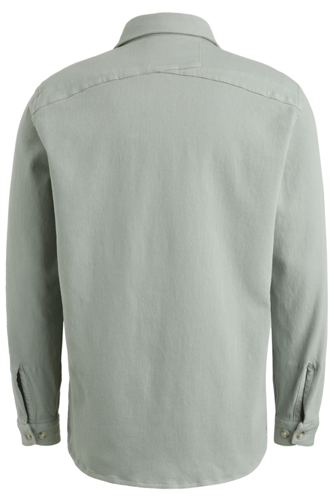 Cast Iron groene heren overhemd | Achteraanzicht