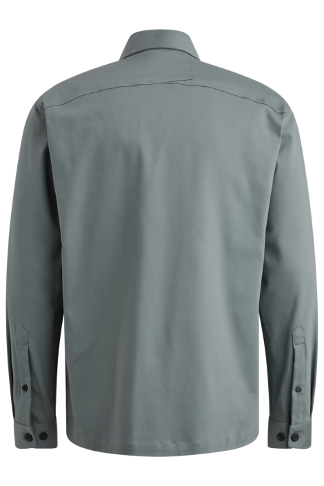 Cast Iron blauwe heren overhemd | Achteraanzicht