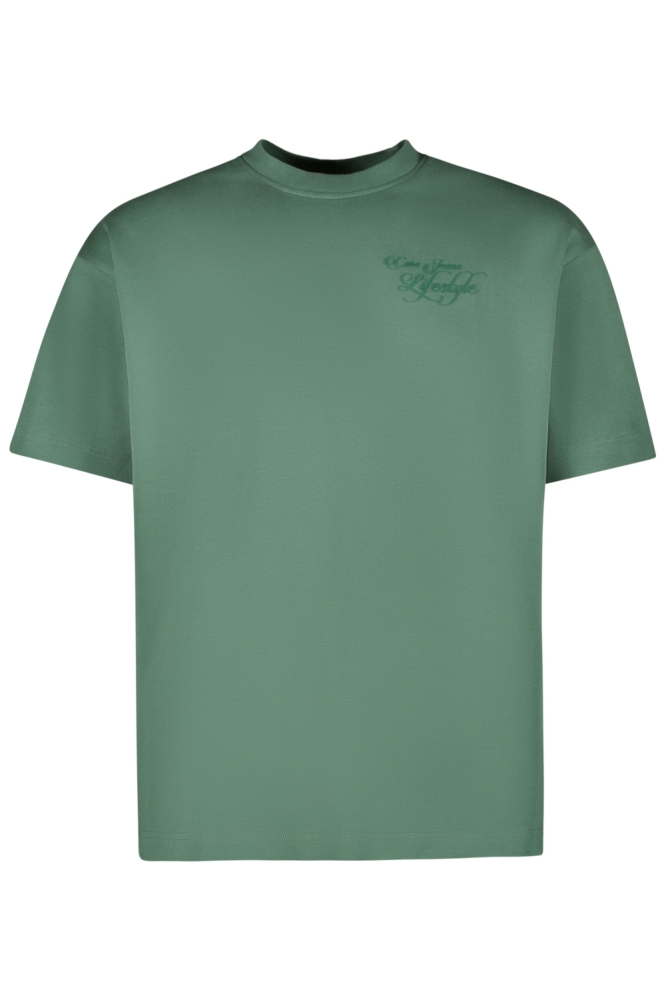 Cars groene heren t-shirt | Vooraanzicht