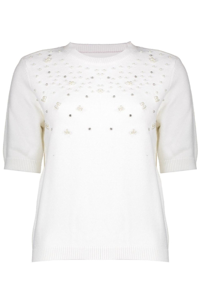 Geisha witte dames trui | Vooraanzicht