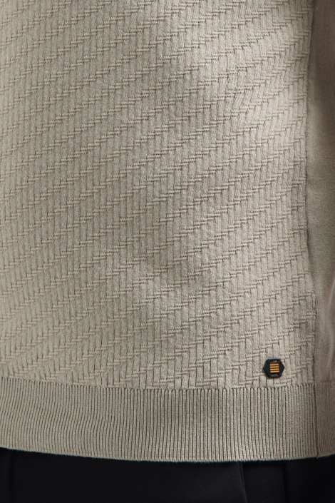 NO-EXCESS beige heren t-shirt | Kleurstaal