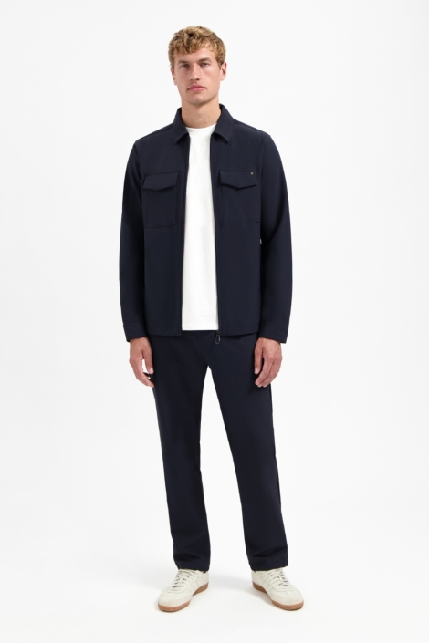 NO-EXCESS blauwe heren overhemd | Model