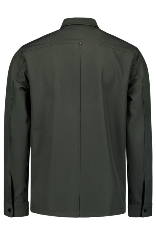 NO-EXCESS groene heren overhemd | Achteraanzicht