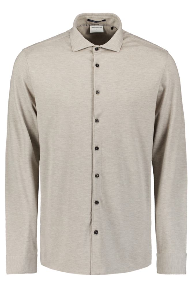 NO-EXCESS grijze heren overhemd | Vooraanzicht