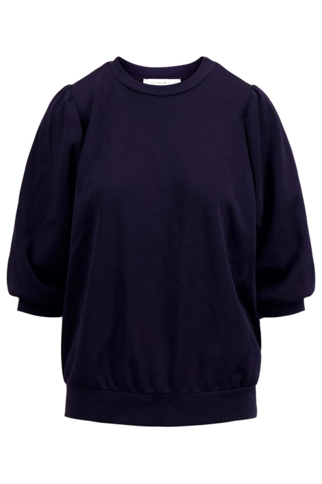 Zusss blauwe dames t-shirt | Vooraanzicht