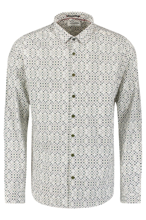 NO-EXCESS groene heren overhemd | Vooraanzicht