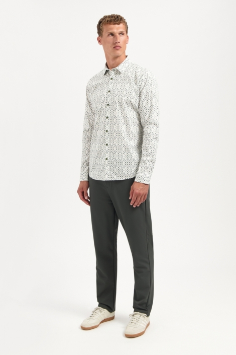 NO-EXCESS groene heren overhemd | Model