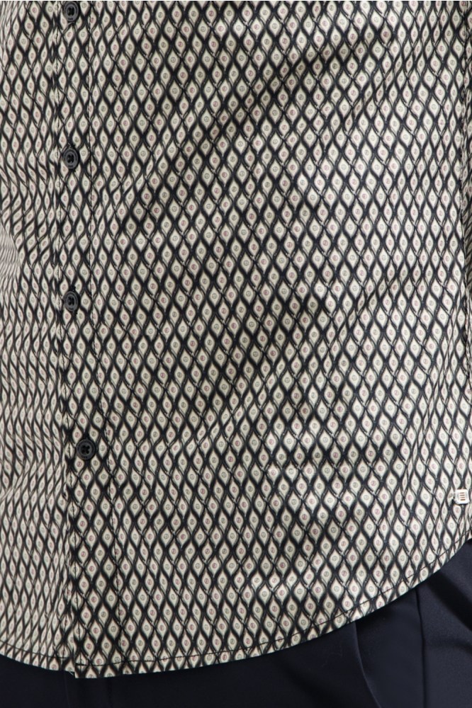 NO-EXCESS zwarte heren overhemd | Kleurstaal