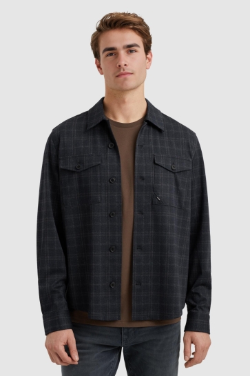 Vanguard OVERHEMD MET GEBLOKT PATROON VSI2508205 5073 SKY CAPTAIN