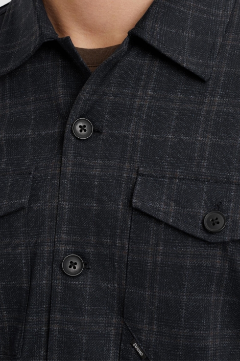 Vanguard blauwe heren overhemd | Close up