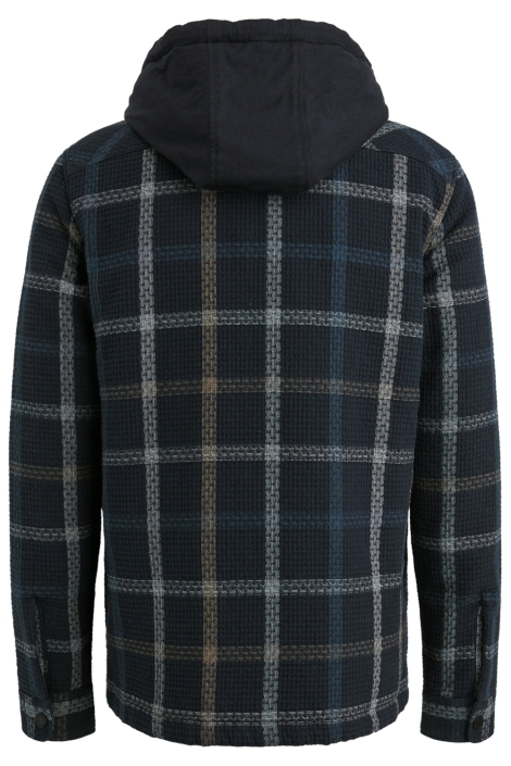 PME legend blauwe heren overhemd | Achteraanzicht