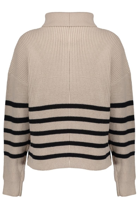 Geisha beige dames trui | Achteraanzicht