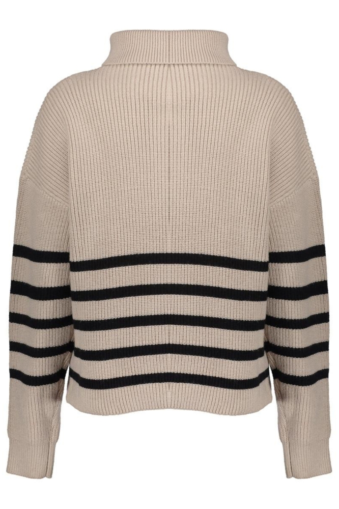 Geisha beige dames trui | Achteraanzicht