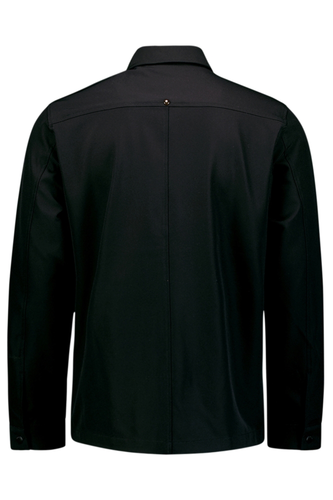 NO-EXCESS zwarte heren overhemd | Achteraanzicht