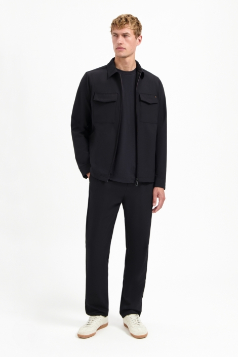 NO-EXCESS zwarte heren overhemd | Model